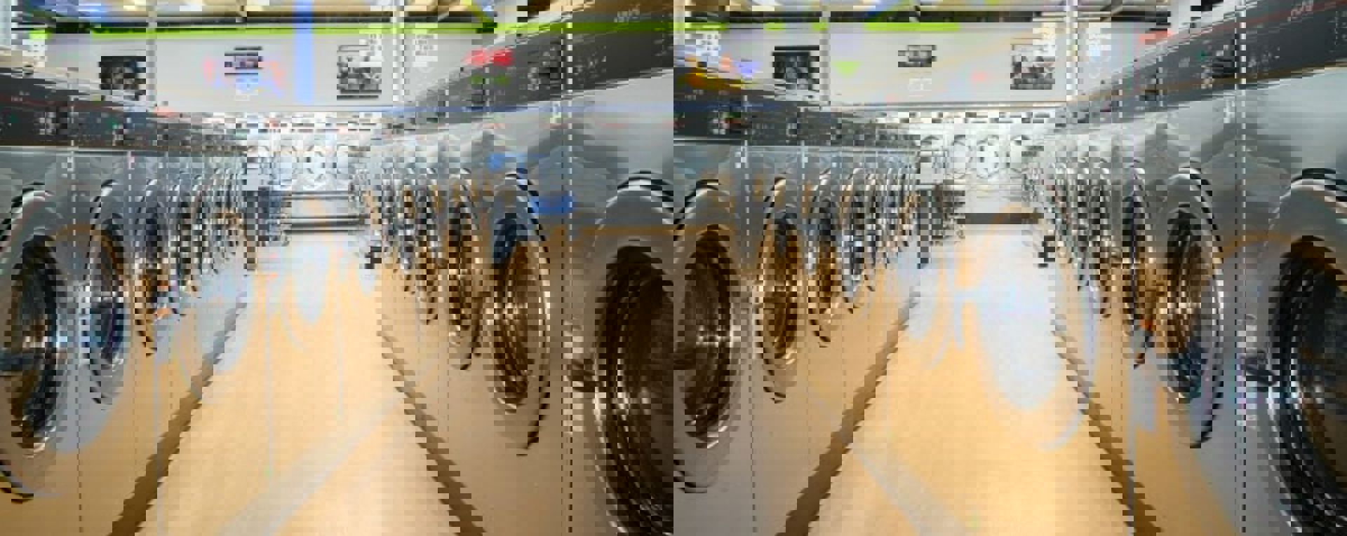 Inside Facing Laundry Machines In Isle Min